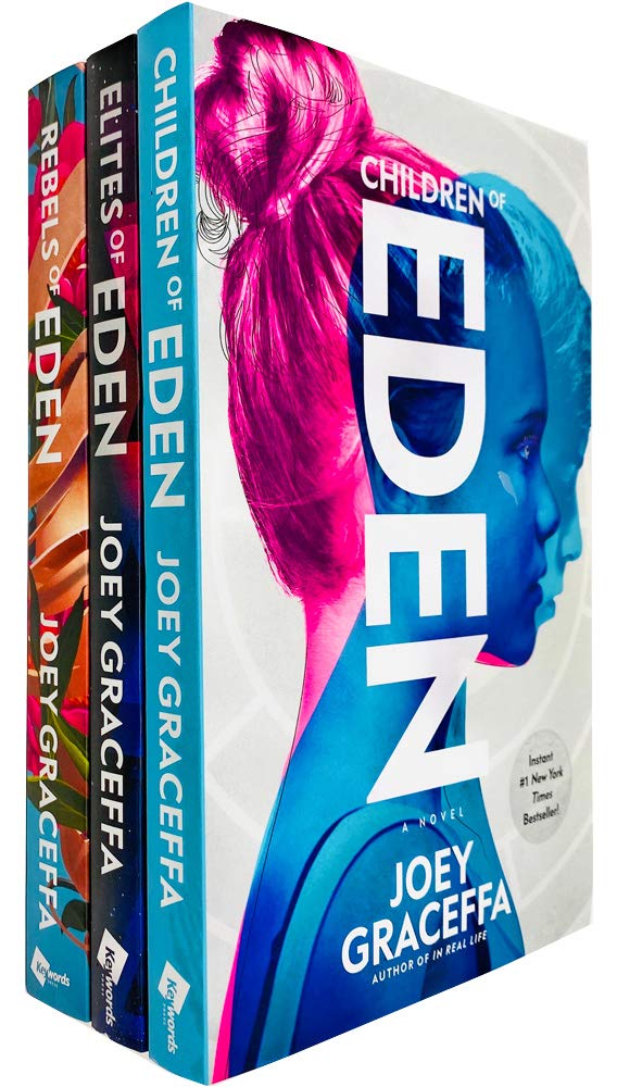 Children of Eden Series Trilogy by Joey Graceffa 3 Books Collection Set (Eden, Elites & Rebels) Fiction