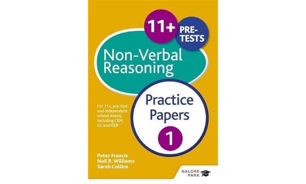 11+ Non-Verbal Reasoning Practice Papers 1: For 11+, pre-test and independent school exams including CEM, GL and ISEB book
