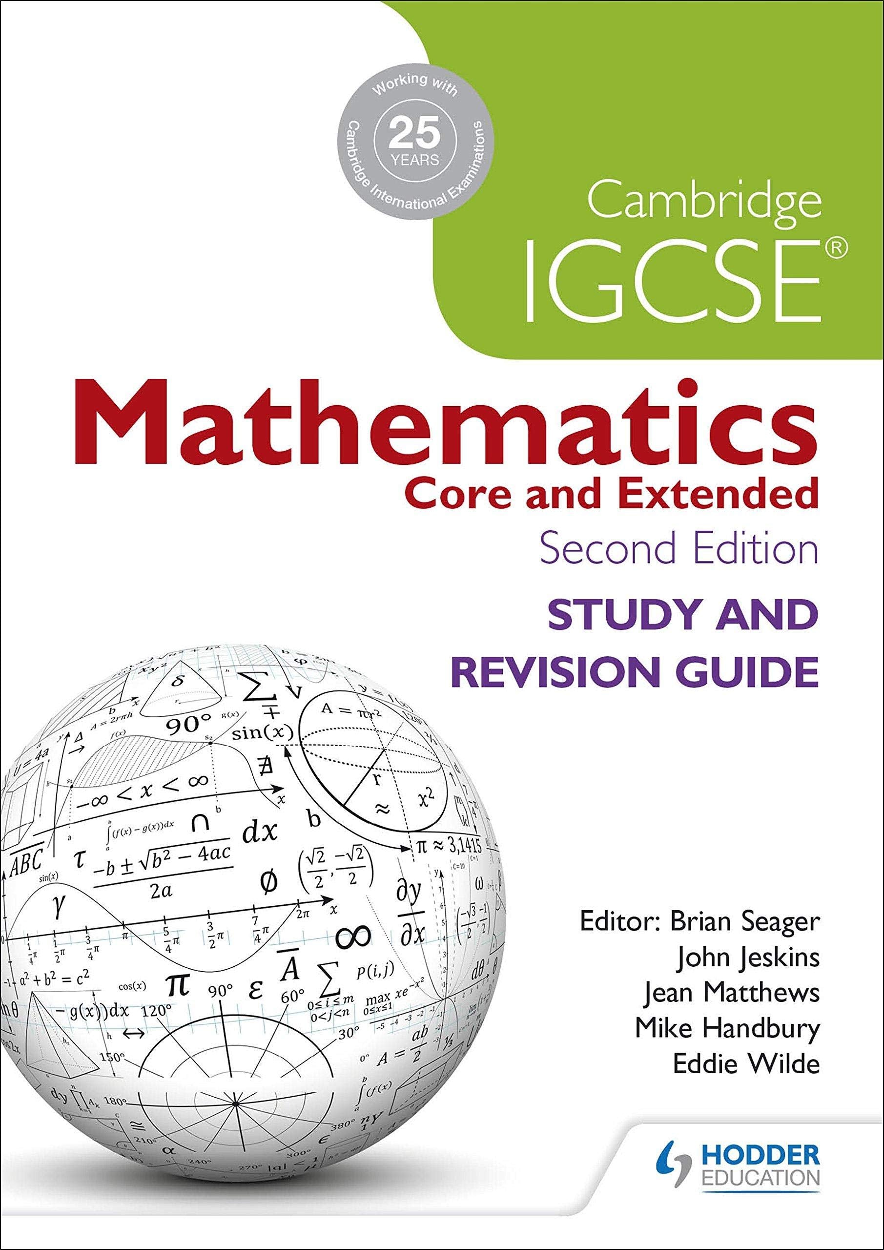 CAMBRIDGE IGCSE MATHEMATICS ST Study Guides