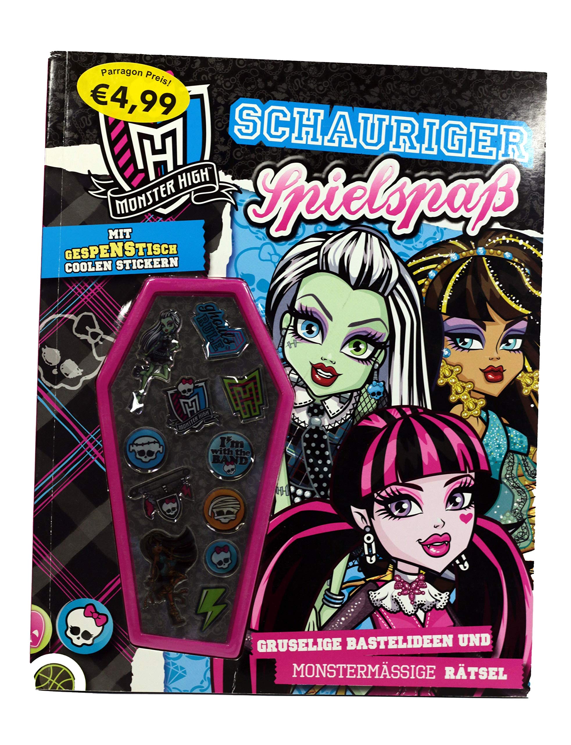 Monster High - schauriger Spielspaß: Mit gespenstisch coolen Stickern Non-fiction