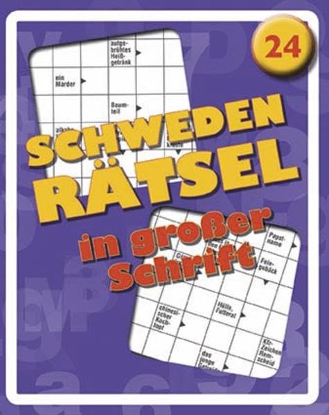 Schwedenrätsel in großer Schrift 24 Leisure & Fun