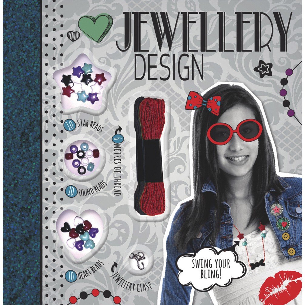 Jewellery Design (Craft Kit with 200 Beads, Jewellery Clasp and Over 6 Metres of Thread) Tiptoi & Games
