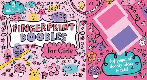 Fingerprint Doodles for Girls (with 2 Ink Pads and 64 Pages of Doodly Ideas!) Tiptoi & Games
