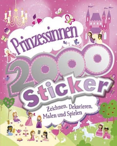 Prinzessinnen 2000 Sticker: Zeichnen, Dekorieren, Malen und Spielen Tiptoi & Games