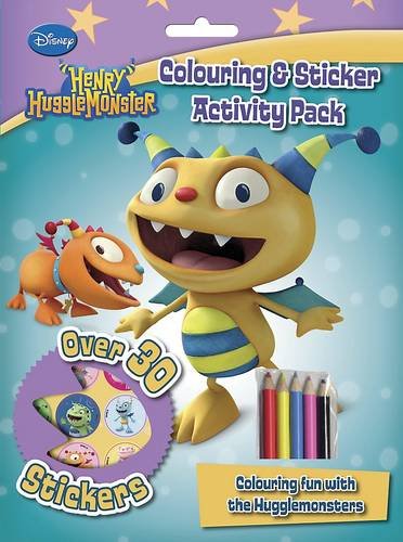 Disney Junior Henry Hugglemonster Colouring & Sticker Activity Fun Pack Novels & Short Stories