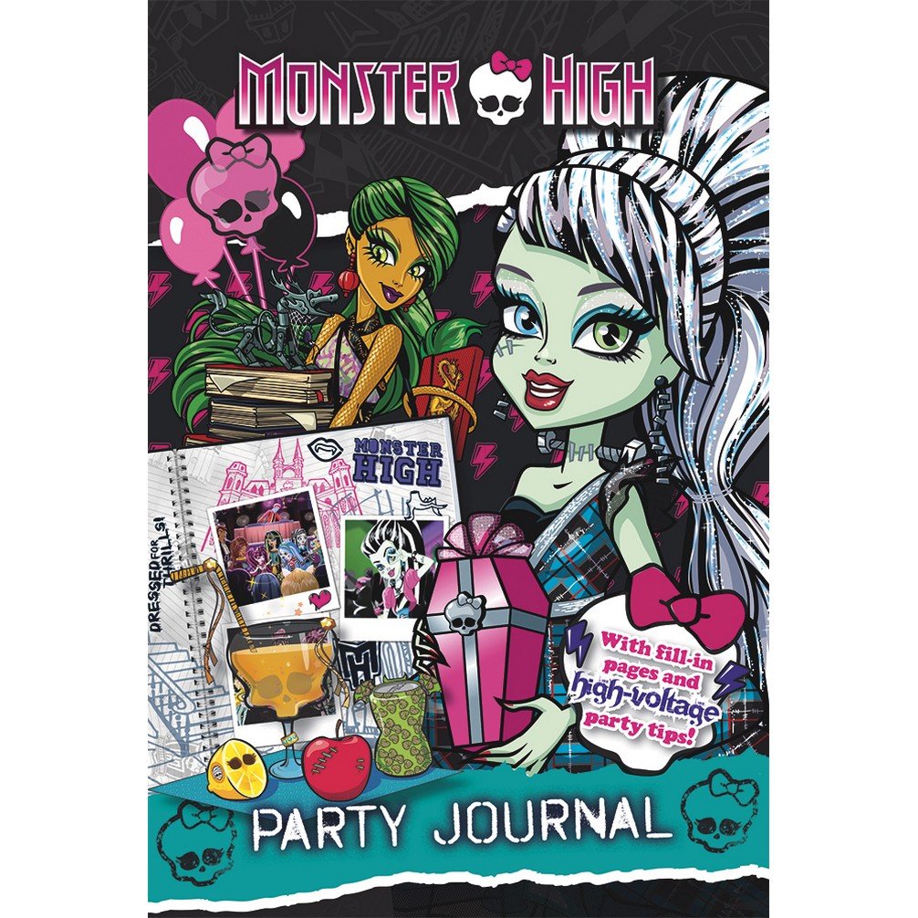 Monster High Party Journal: With Fill-in Pages and High-Voltage Party Tips! Tiptoi & Games