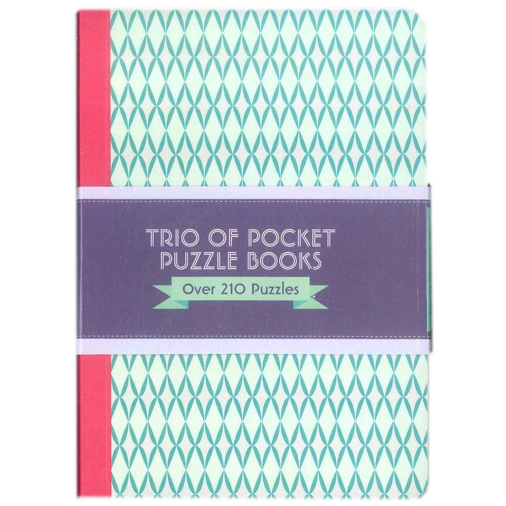 Trio of Pocket Puzzle Books Leisure & Fun