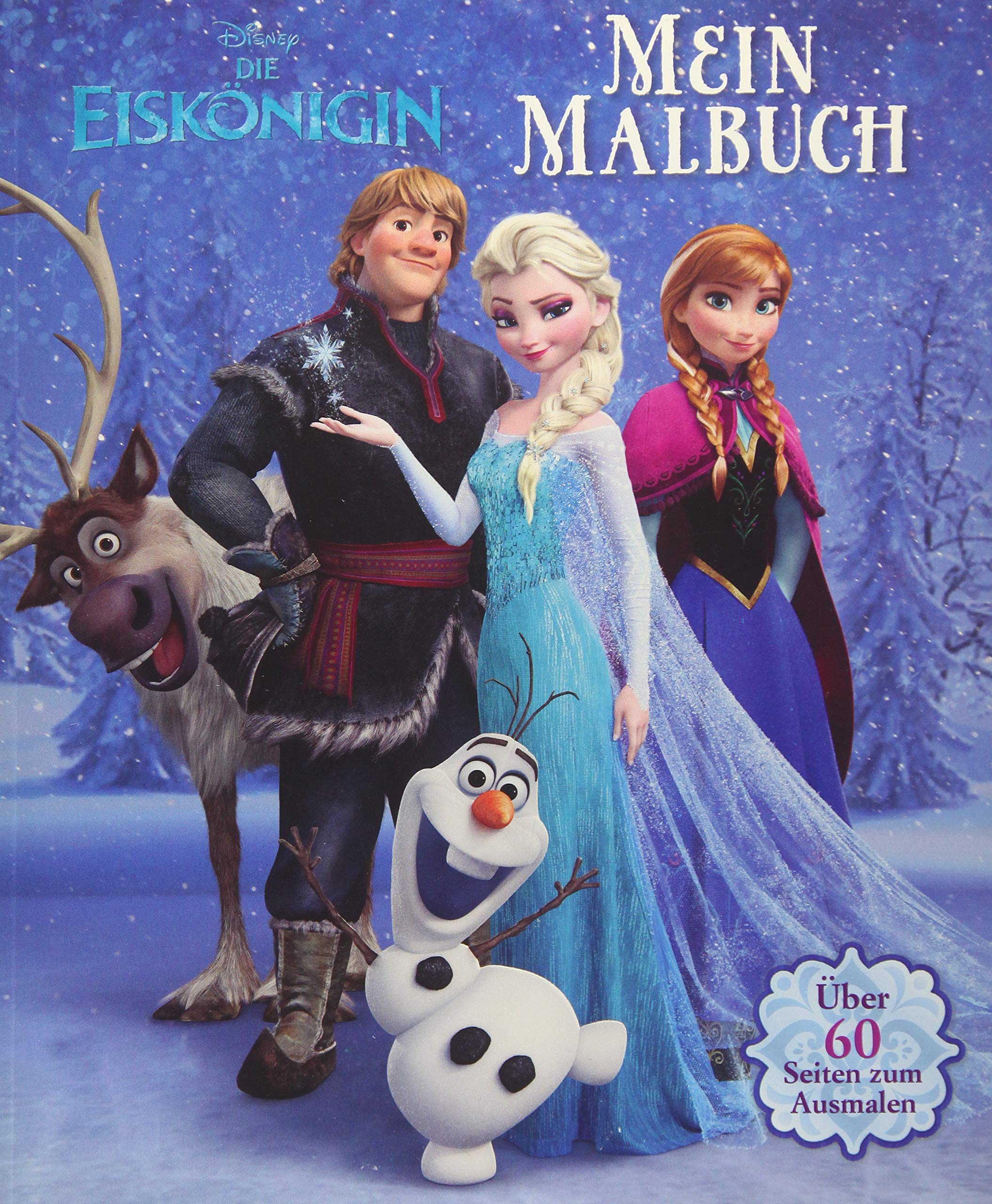 Disney Die Eiskönigin - Mein Malbuch: Über 60 Seiten zum Ausmalen Film, Art & Culture