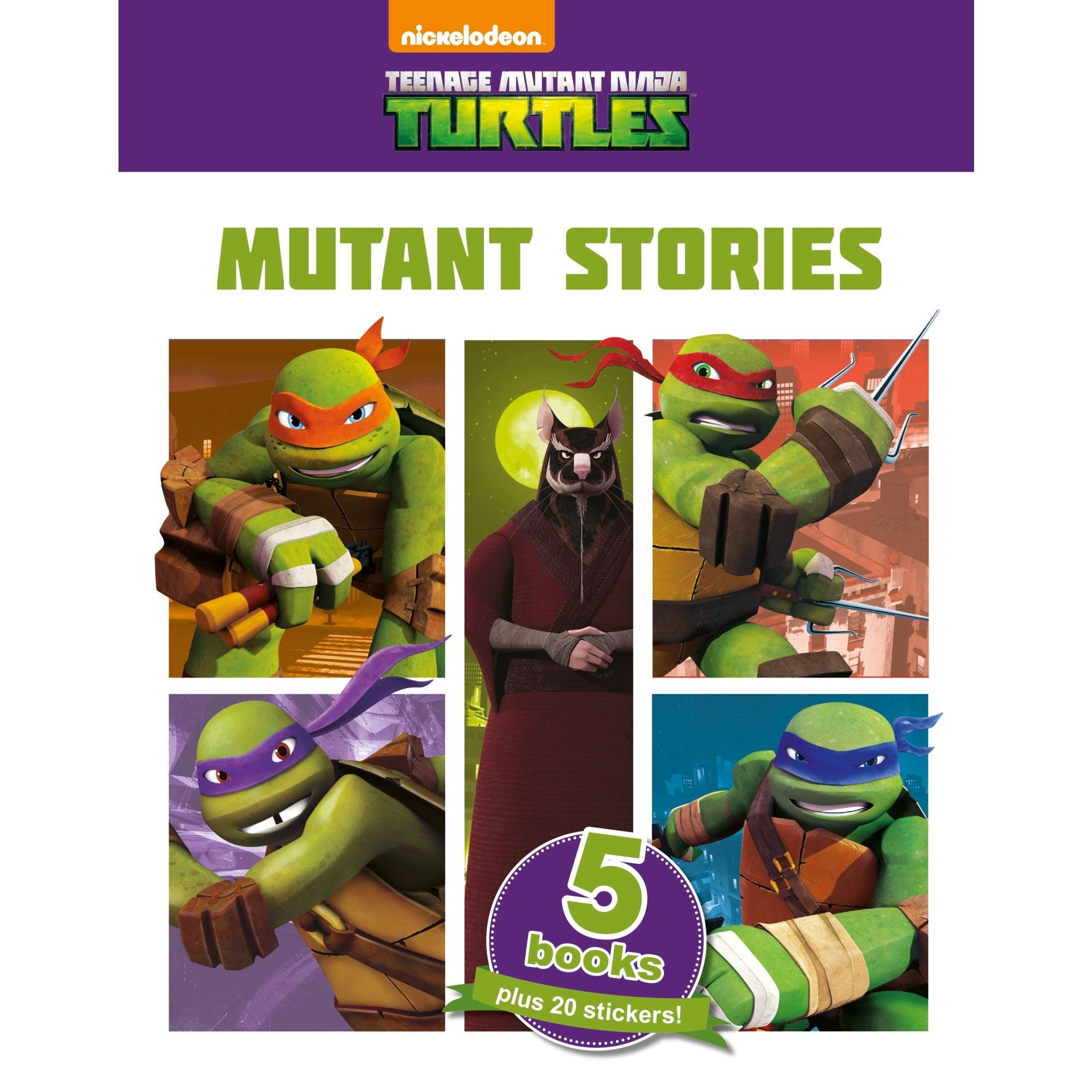 5 Book Slipcase Nickelodeon Teenage Mutant Ninja Turtles Mutant Stories book