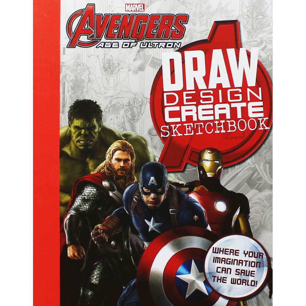 Marvel Avengers Age of Ultron Draw, Inspire, Create Sketchbook Non-fiction