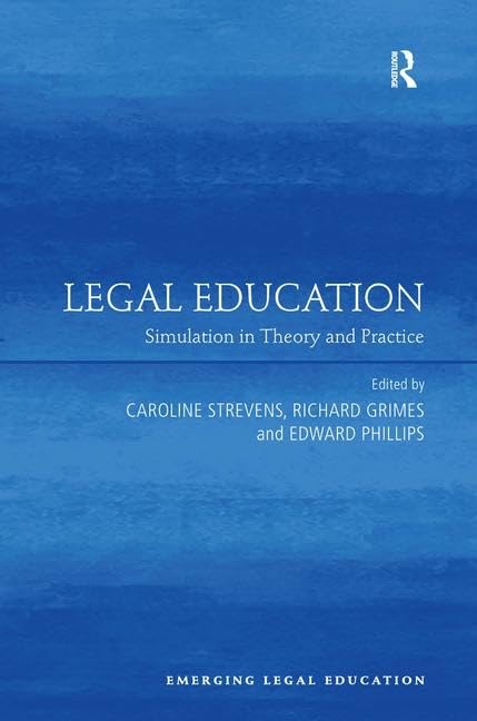 Product Image: Strevens, C: Legal Education