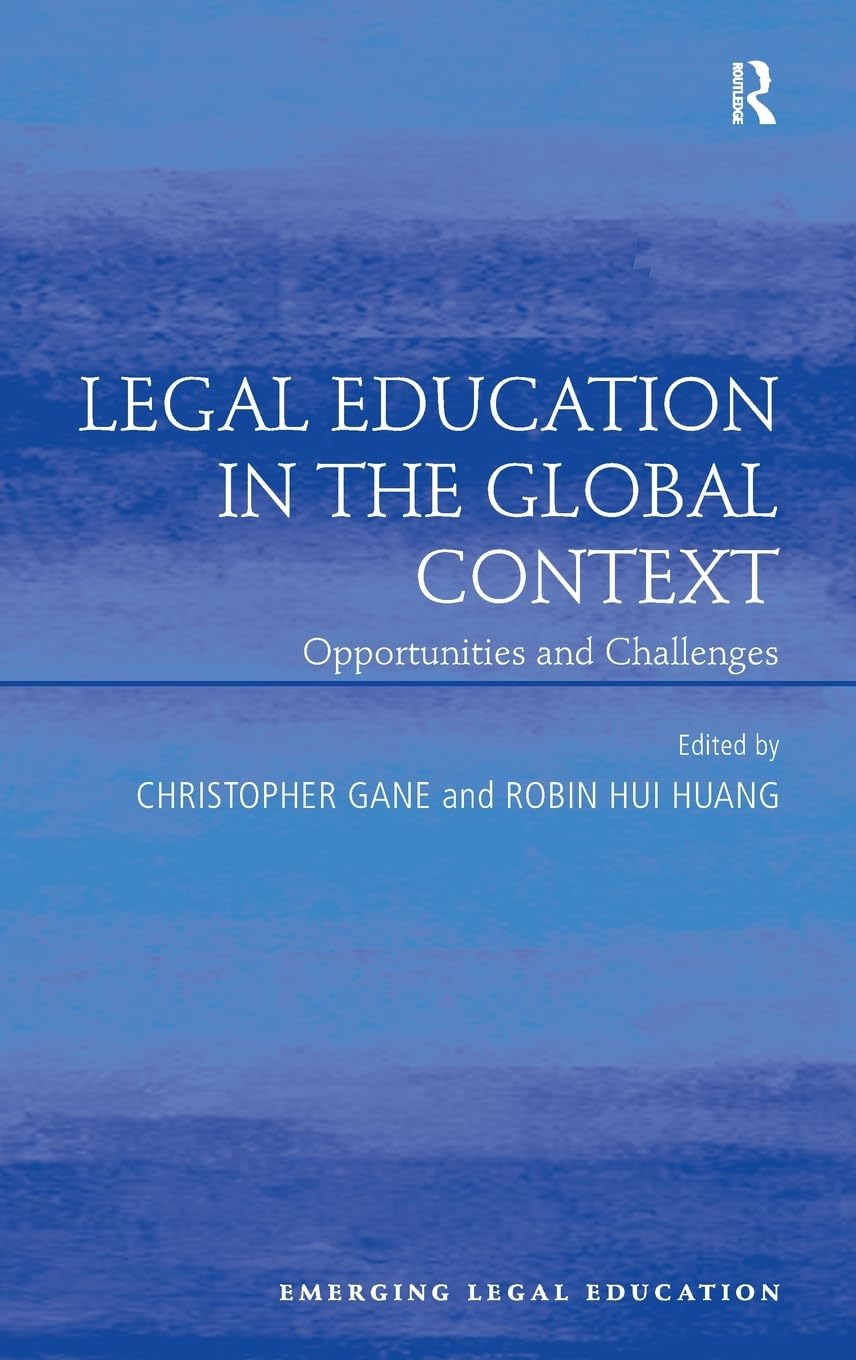 Product Image: Legal Education in the Global Context