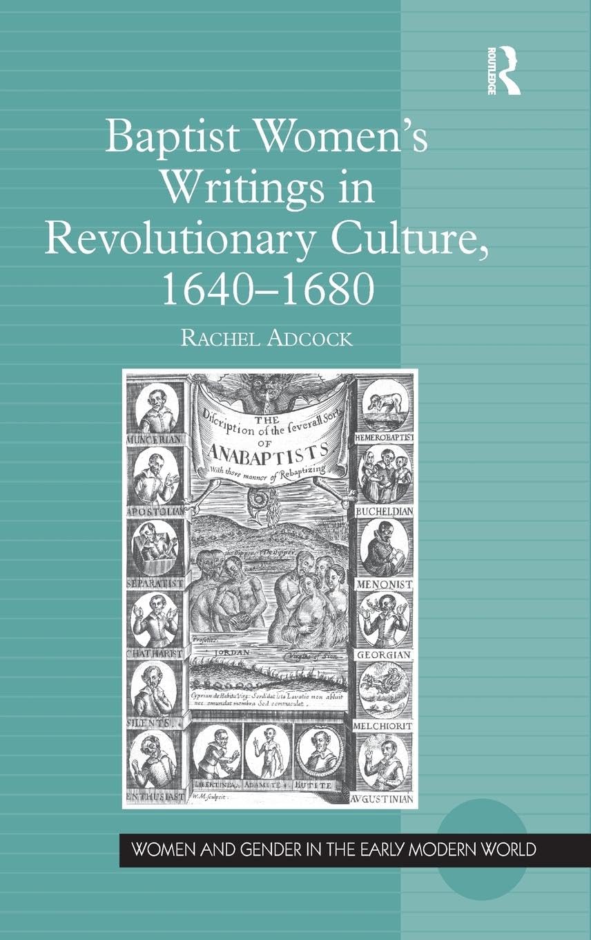 Baptist Women's Writings in Revolutionary Culture, 1640-1680 Medicine