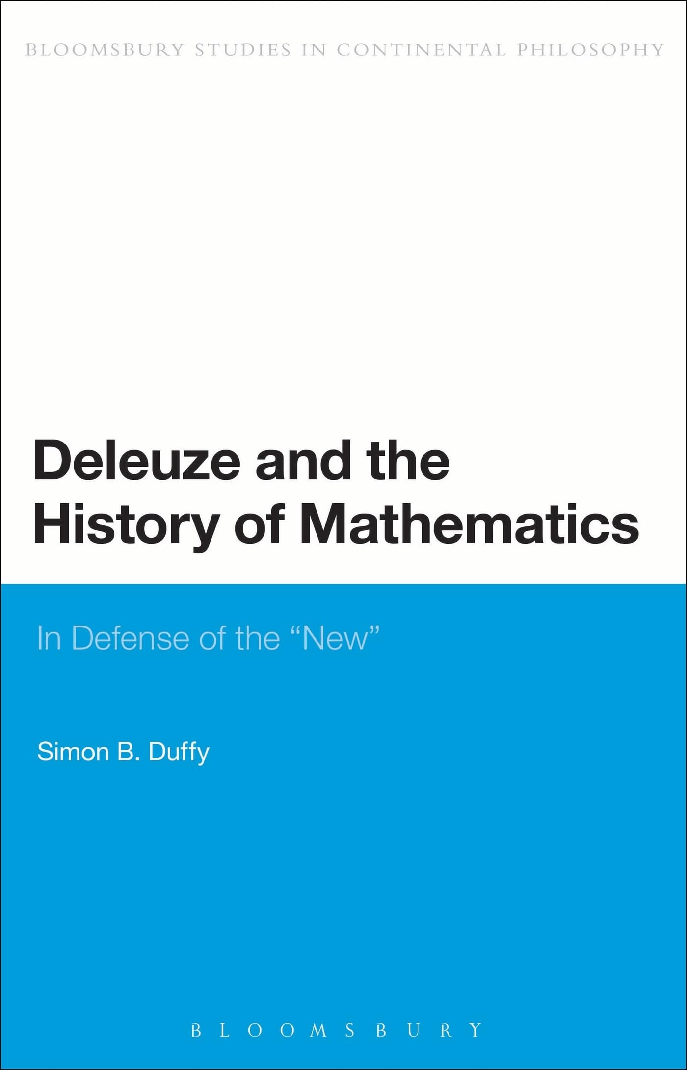 Deleuze and the History of Mathematics Philosophy