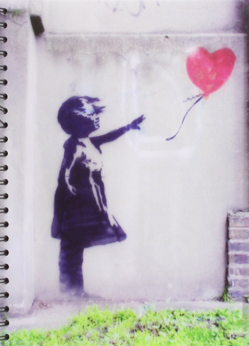 Banksy Balloon Girl A5 Notebook (Go Stationery) Books