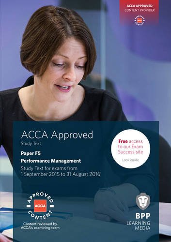 Product Image: ACCA F5 Performance Management