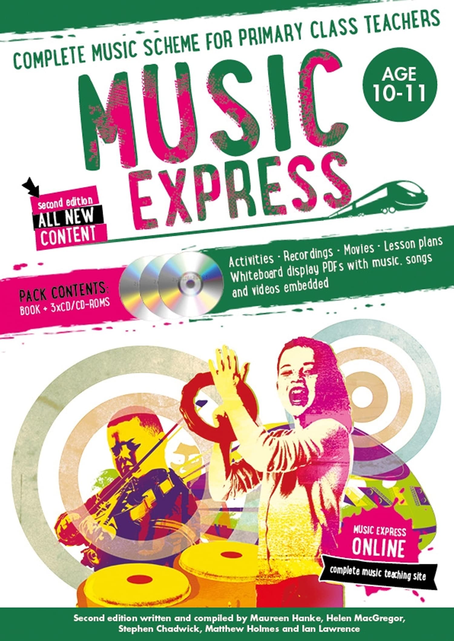 Music Express: Age 10-11 (Book + 3cds + DVD-Rom): Complete Music Scheme for Primary Class Teachers book