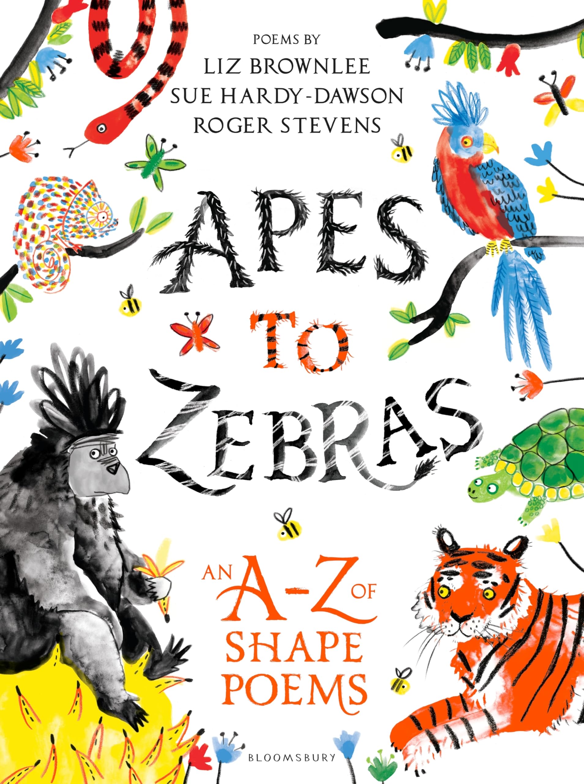 Apes to Zebras: An A-Z of Shape Poems: Artistically arranged poetry to bring both words and animals to life book