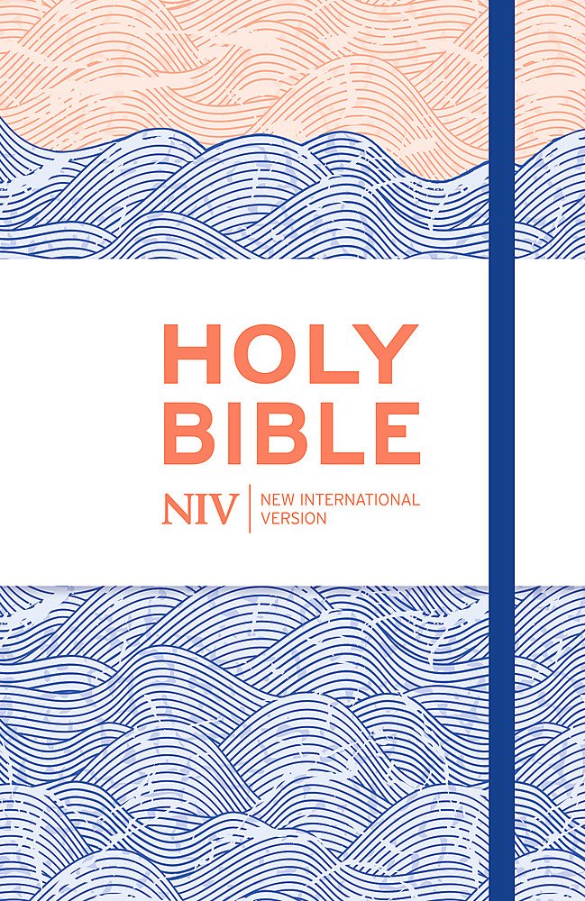 NIV Thinline Blue Waves Cloth Bible (New International Version) Film, Art & Culture
