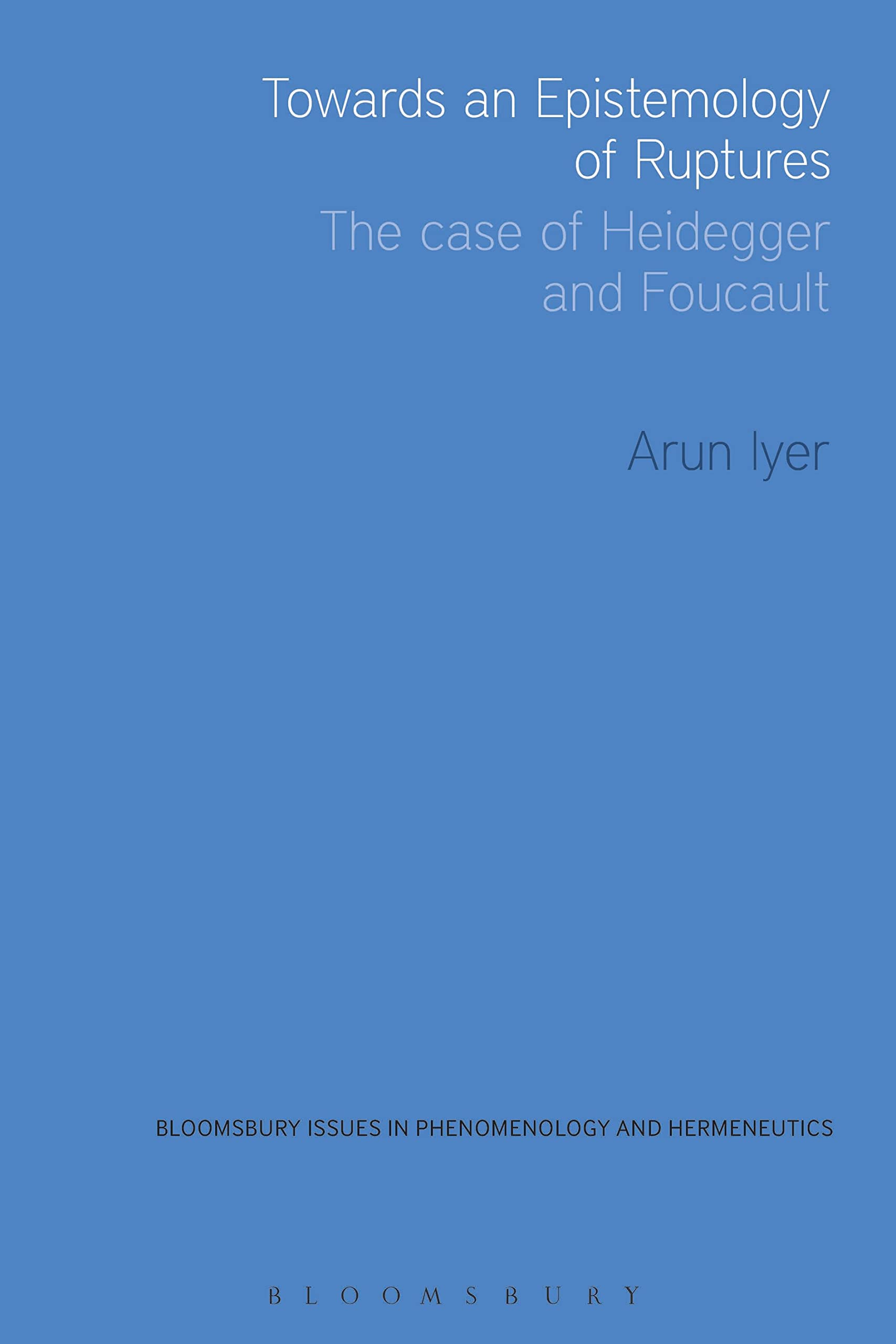 Towards an Epistemology of Ruptures Philosophy