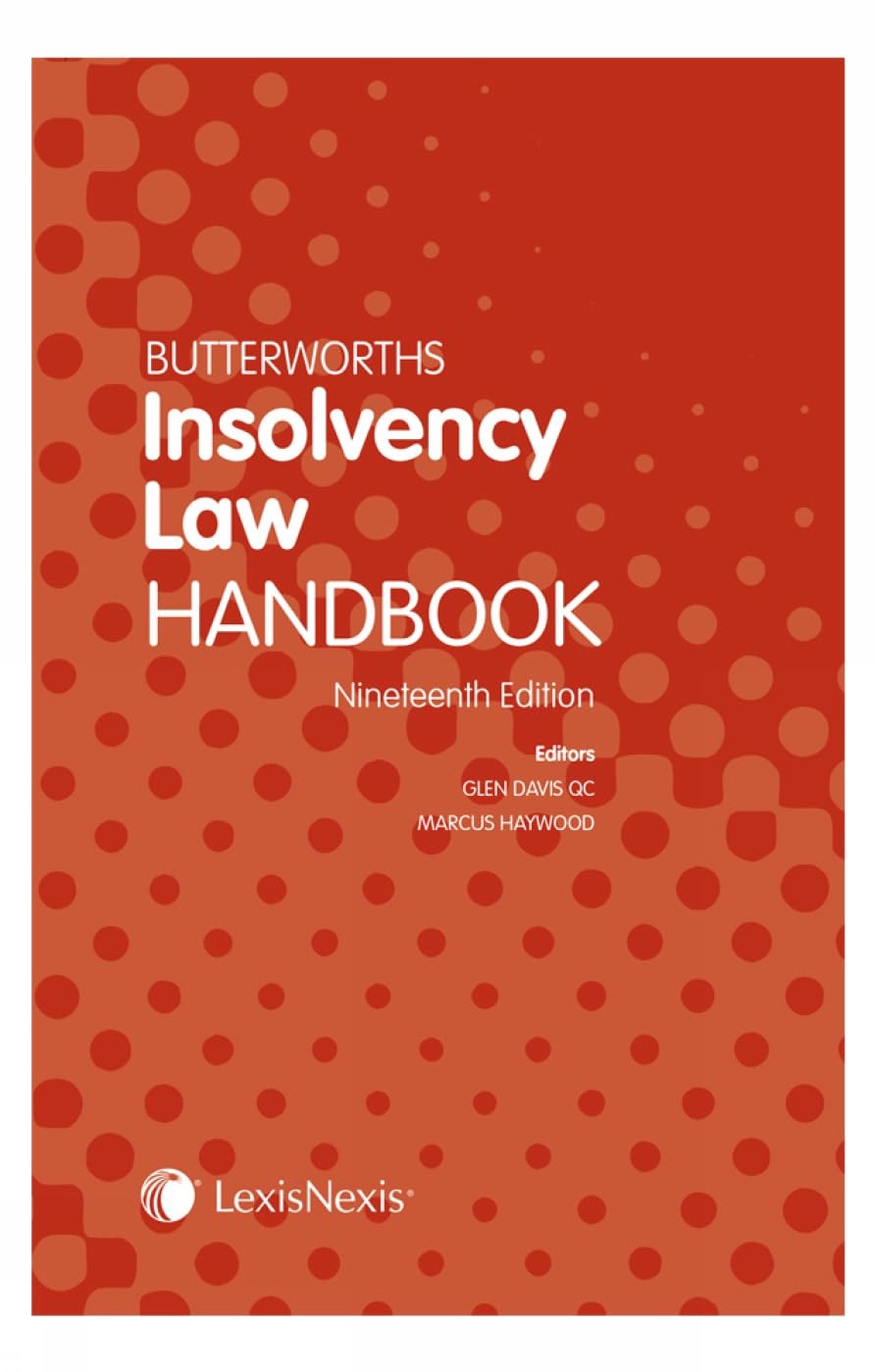 Butterworths Insolvency Law Handbook Law