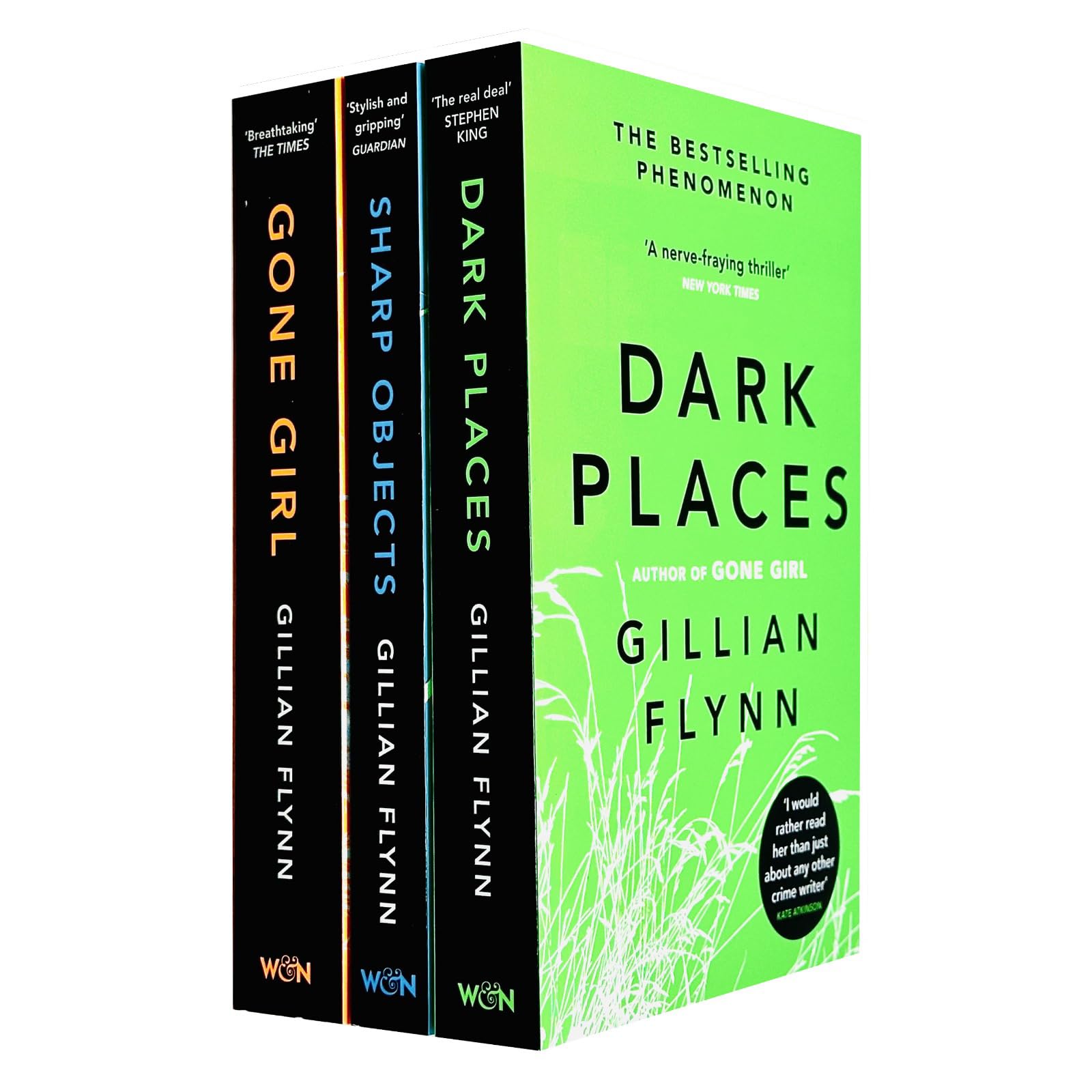 Gillian Flynn 3 Books Series Collection Set (Gone Girl, Sharp Objects & Dark Places) Contemporary literature