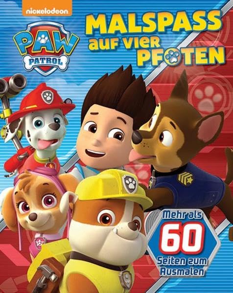 PAW Patrol Malspaß: Mit mehr als 60 Seiten zum Ausmalen Non-fiction