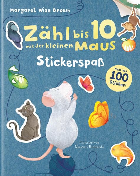 Zähl bis 10 mit der kleinen Maus - Stickerspaß Non-fiction