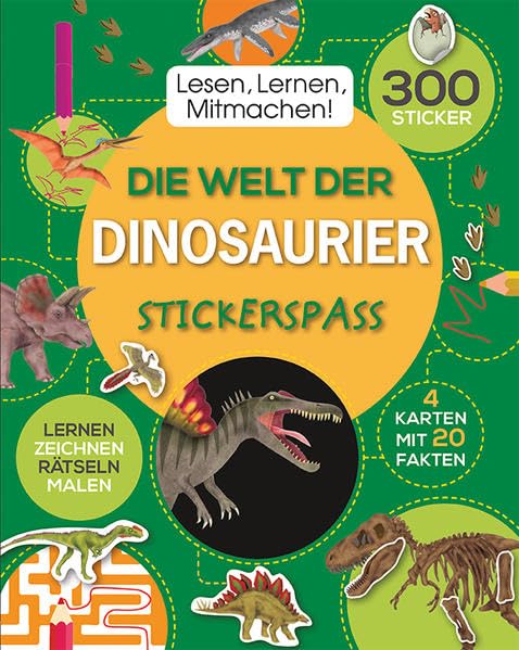 Lesen, Lernen, Mitmachen! Die Welt der Dinosaurier Tiptoi & Games