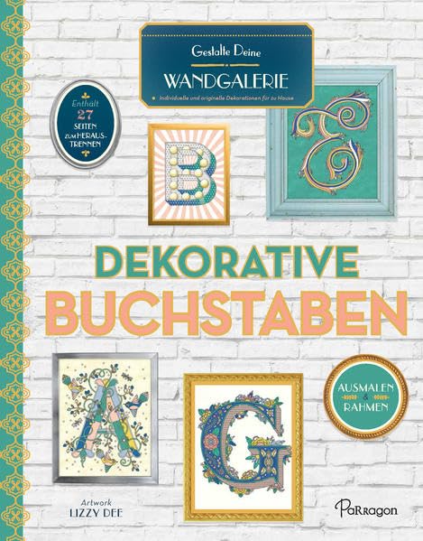 Dekorative Buchstaben - Gestalte Deine Wandgalerie Film, Art & Culture