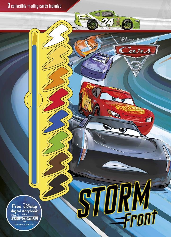 Storm Front: 3 Collectible Trading Cards Included (Disney Pixar Cars 3) Novels & Short Stories