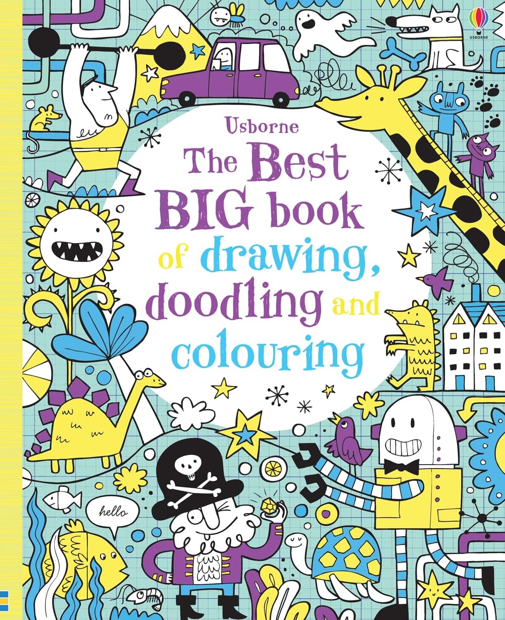 The Best Big Book of Drawing, Doodling & Colouring (Drawing, Doodling and Colouring) Tiptoi & Games