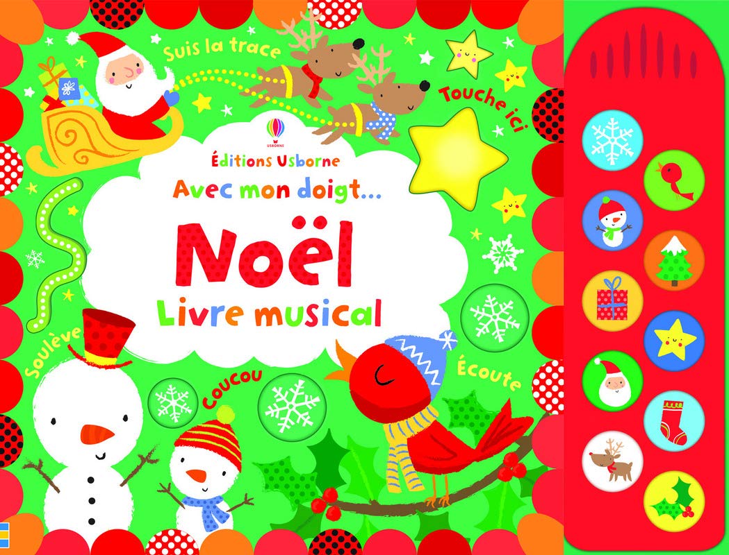 Avec mon doigt... Noël - Livre musical Non-fiction