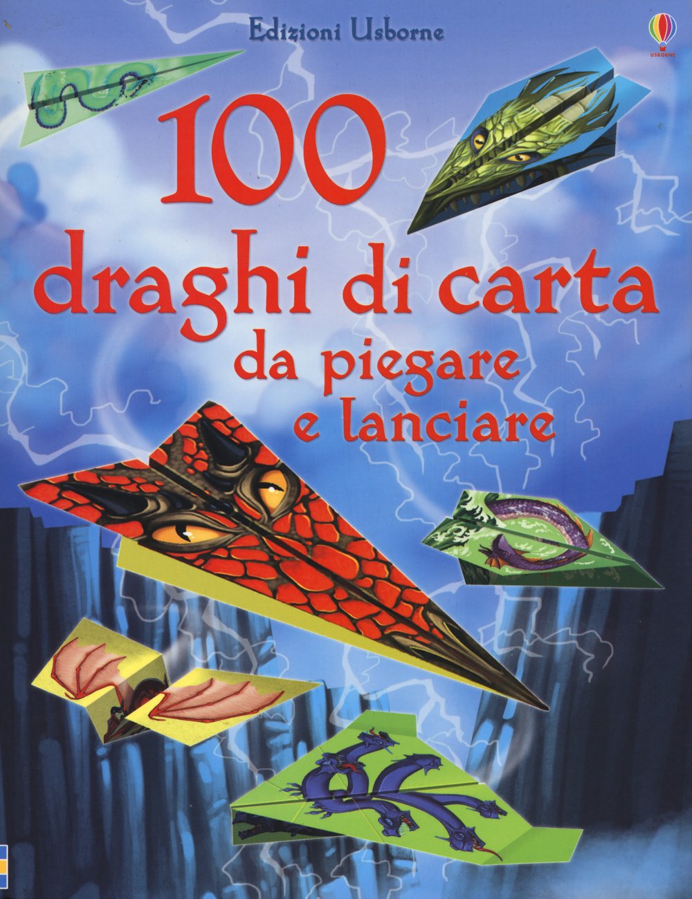 100 draghi di carta da piegare e lanciare (Attività creative) Non-fiction