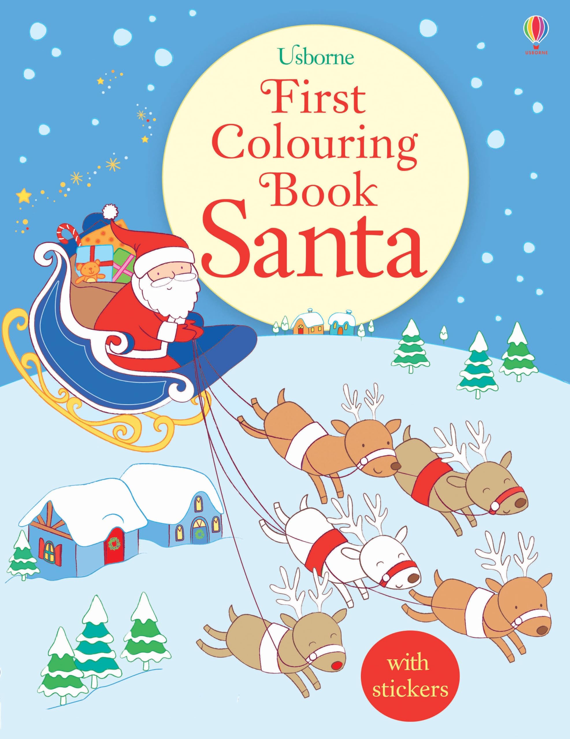 First Colouring Book Santa book
