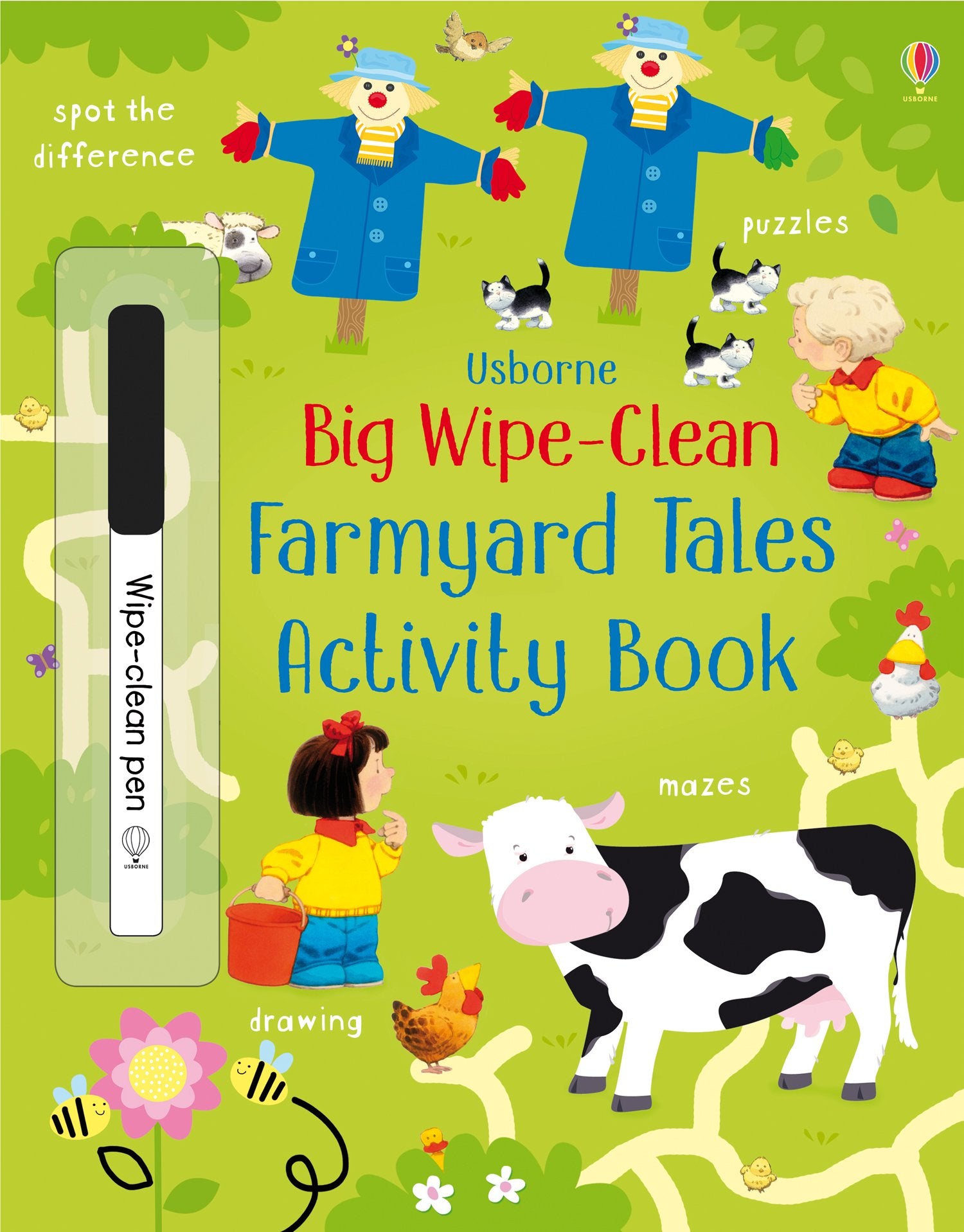Big Wipe Clean Farmyard Tales Activities Book: With Wipe-clean pen Tiptoi & Games