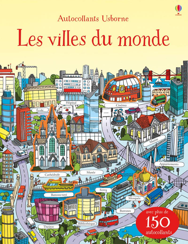 Les villes du monde - Autocollants Usborne Hobbies & Crafts