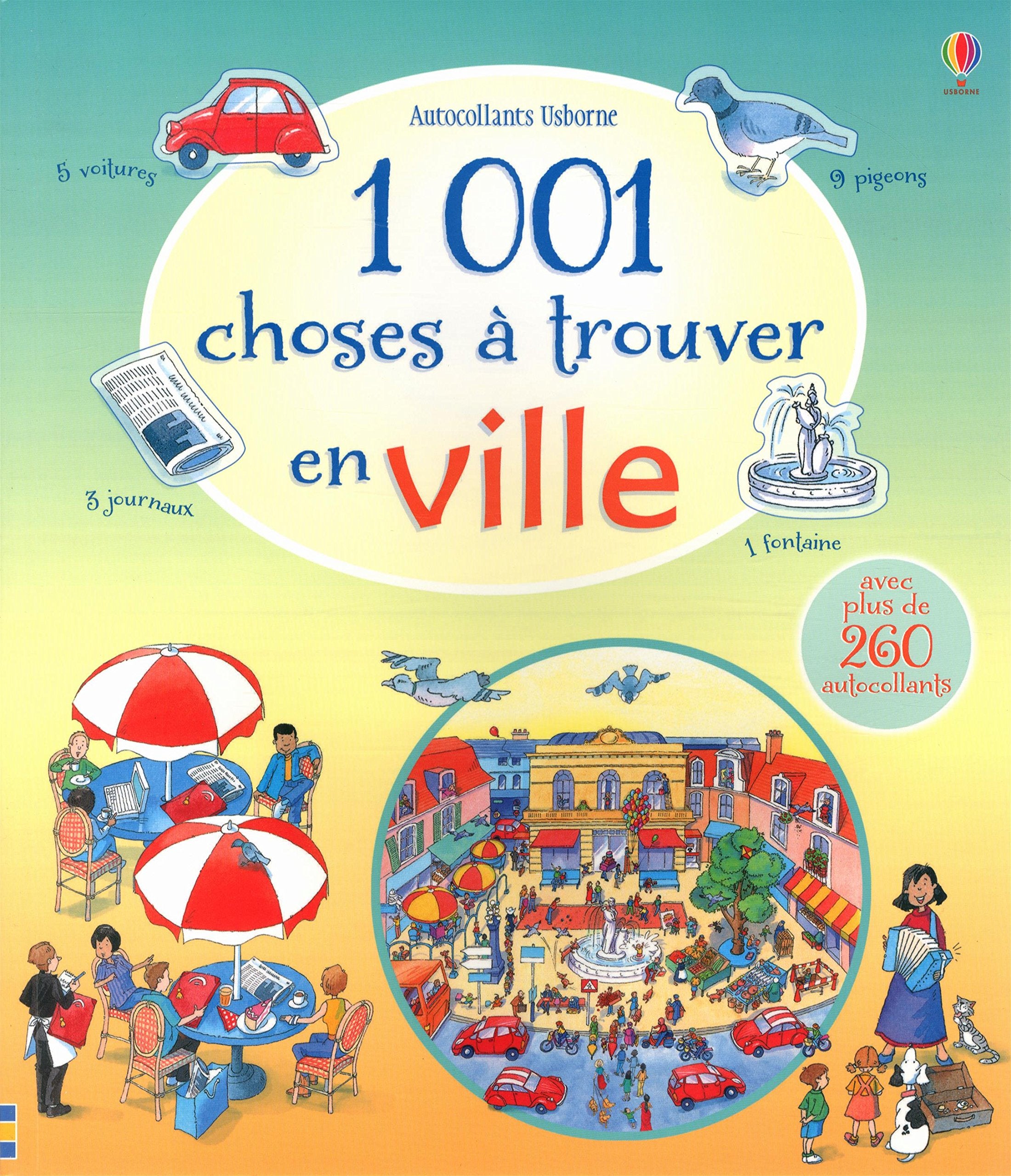 1 001 choses à trouver en ville - avec autocollants Hobbies & Crafts