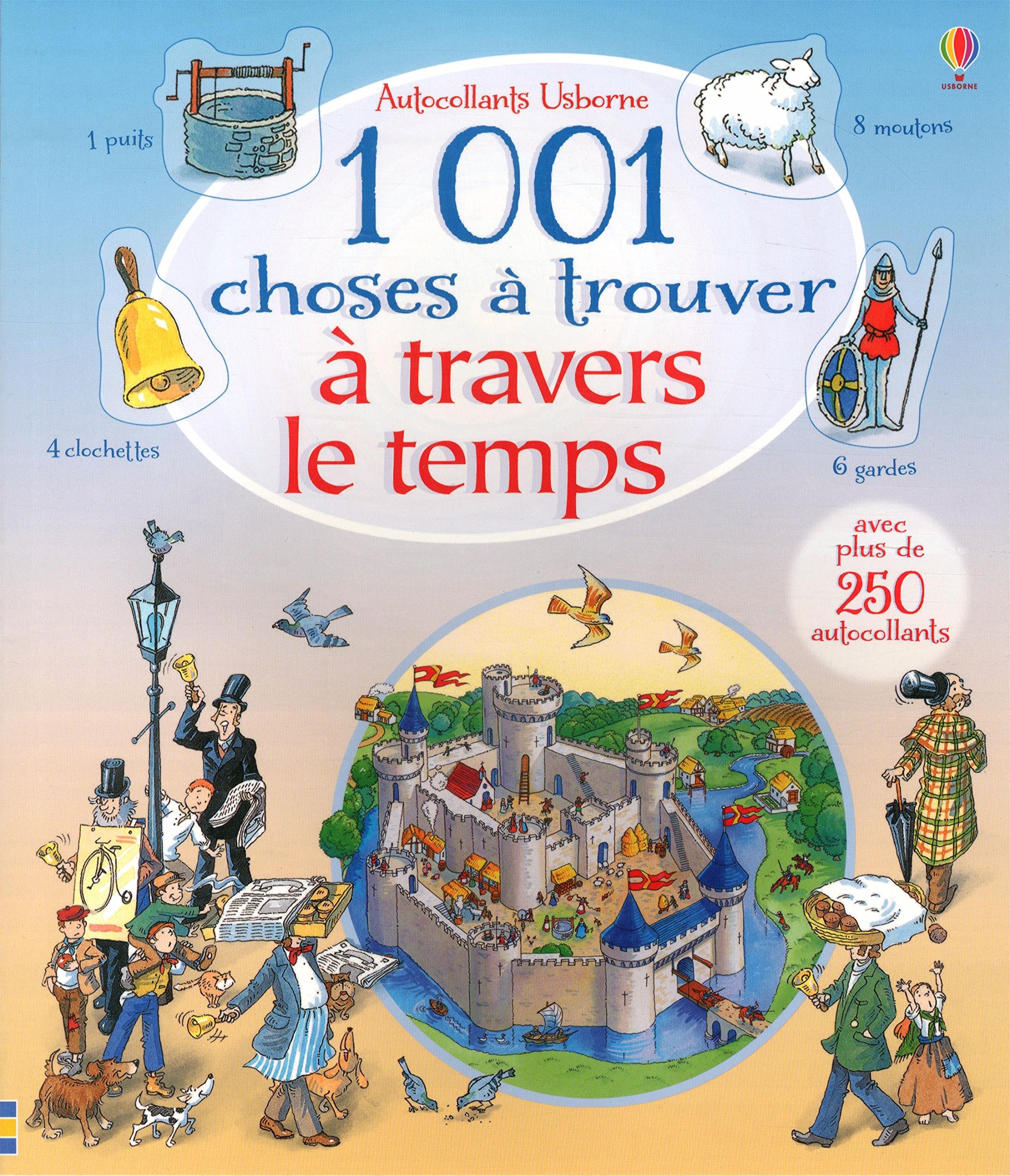 1 001 choses à trouver à travers le temps - avec autocollants Hobbies & Crafts