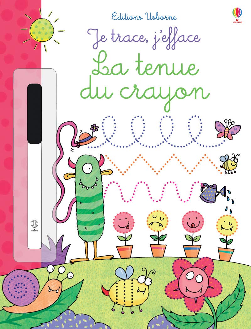 Je trace, j'efface - La tenue du crayon: Avec un feutre à encre effaçable Hobbies & Crafts