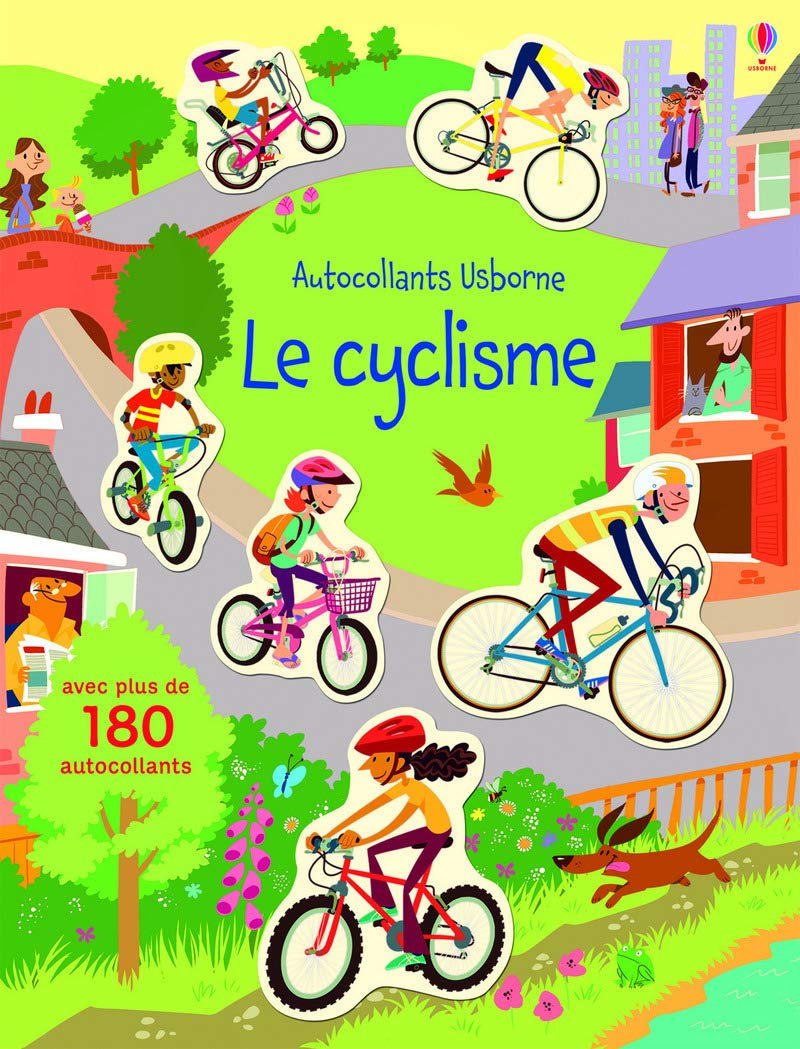 Le cyclisme - Autocollants Usborne book