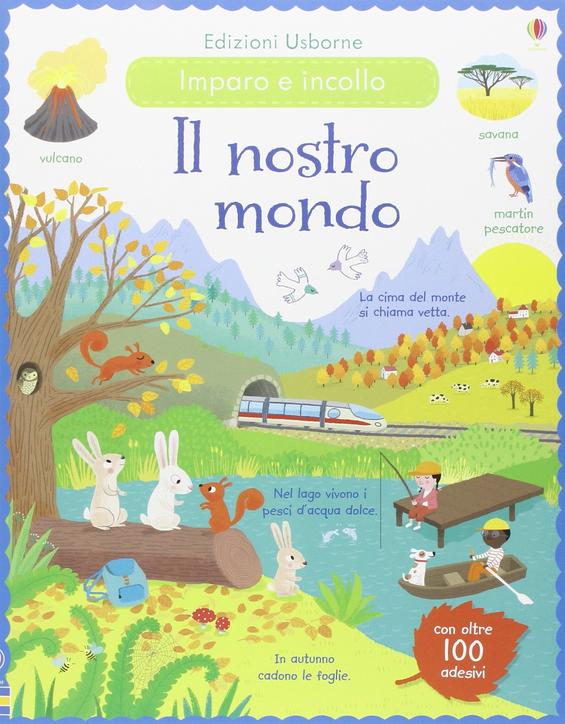 Il nostro mondo. Incollo e imparo. Con adesivi. Ediz. illustrata book