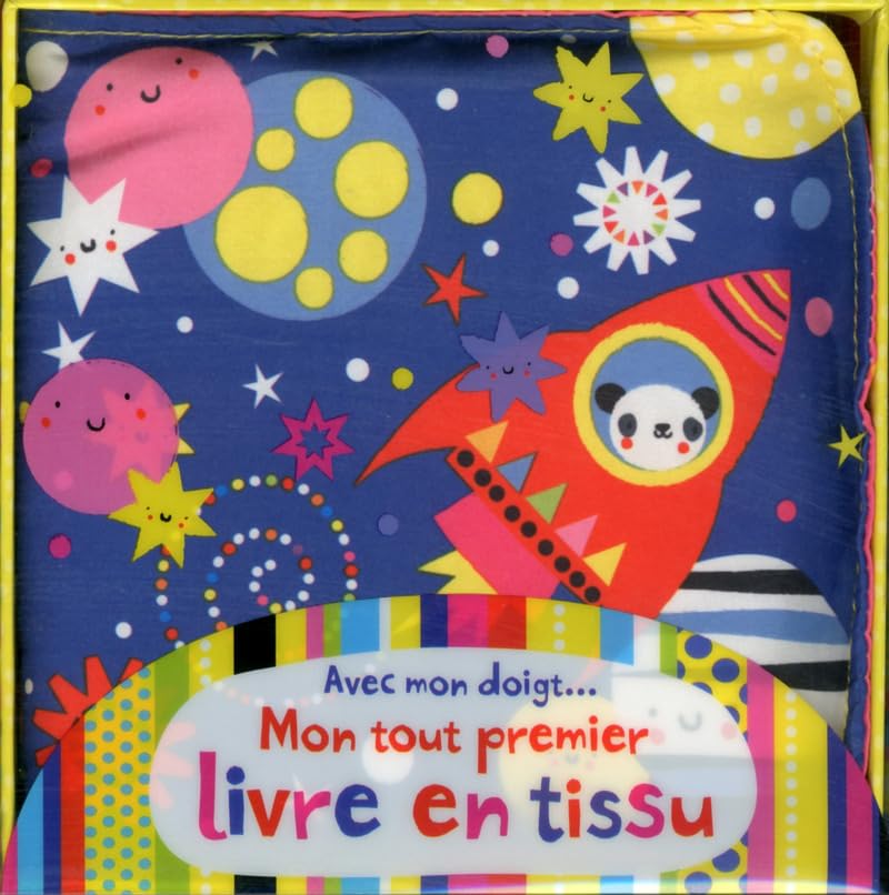 Mon tout premier livre en tissu - bleu (boîte) book