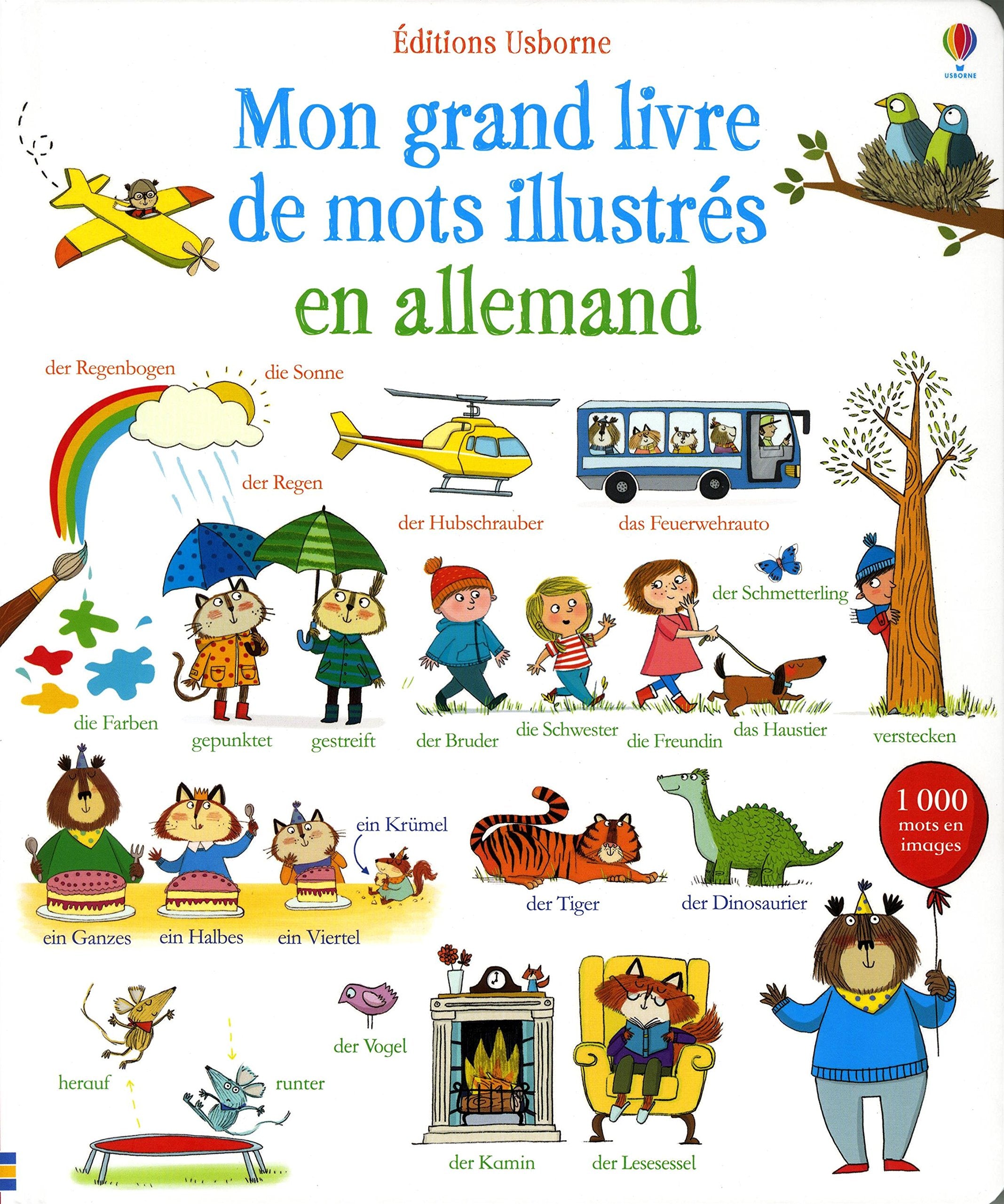Mon grand livre de mots illustrés en allemand Non-fiction