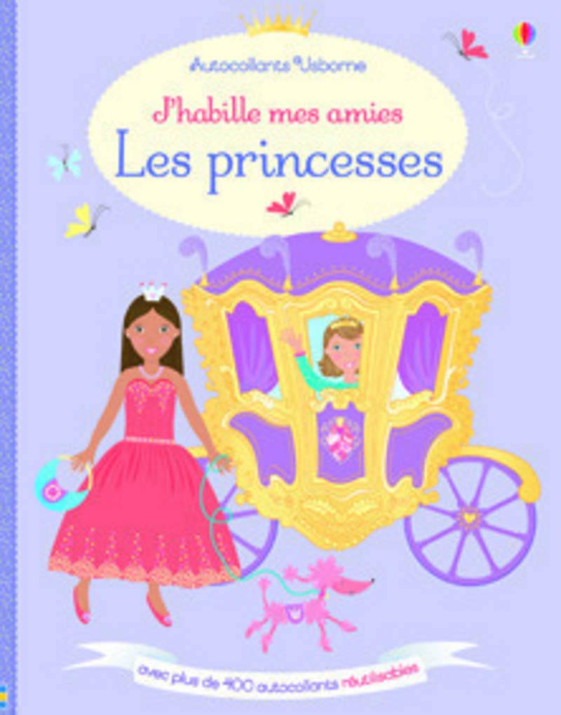 J'habille mes amies - Les princesses - Autocollants Usborne Hobbies & Crafts