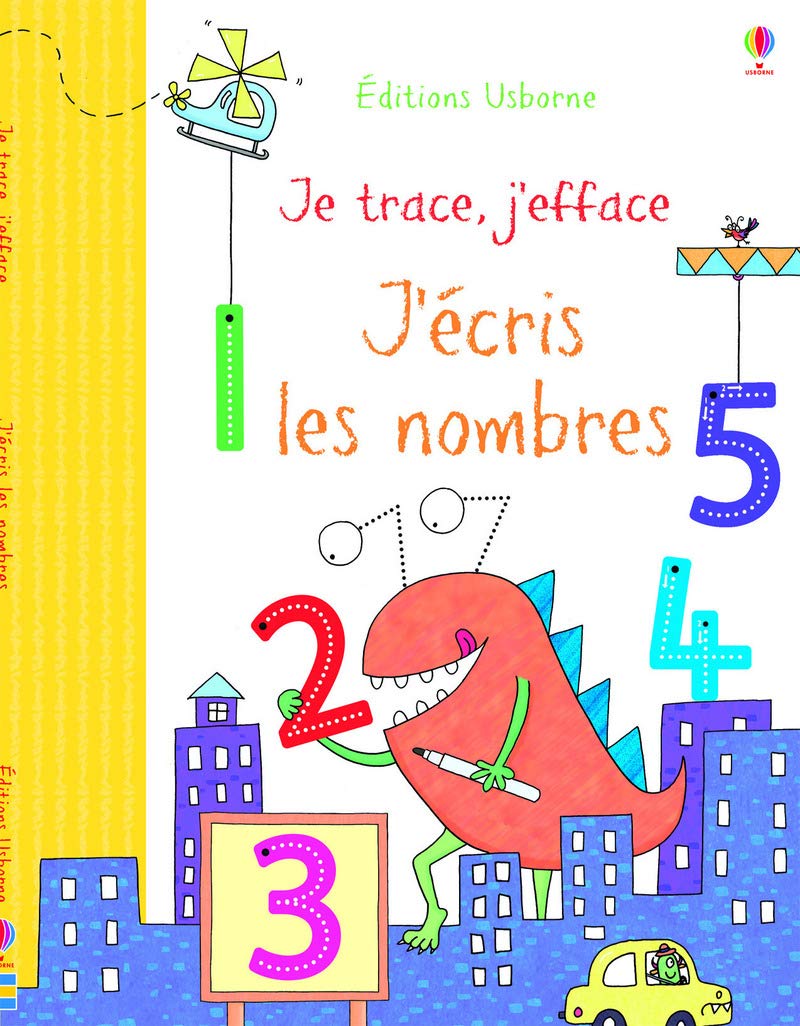 Je trace, j'efface - J'écris les nombres book