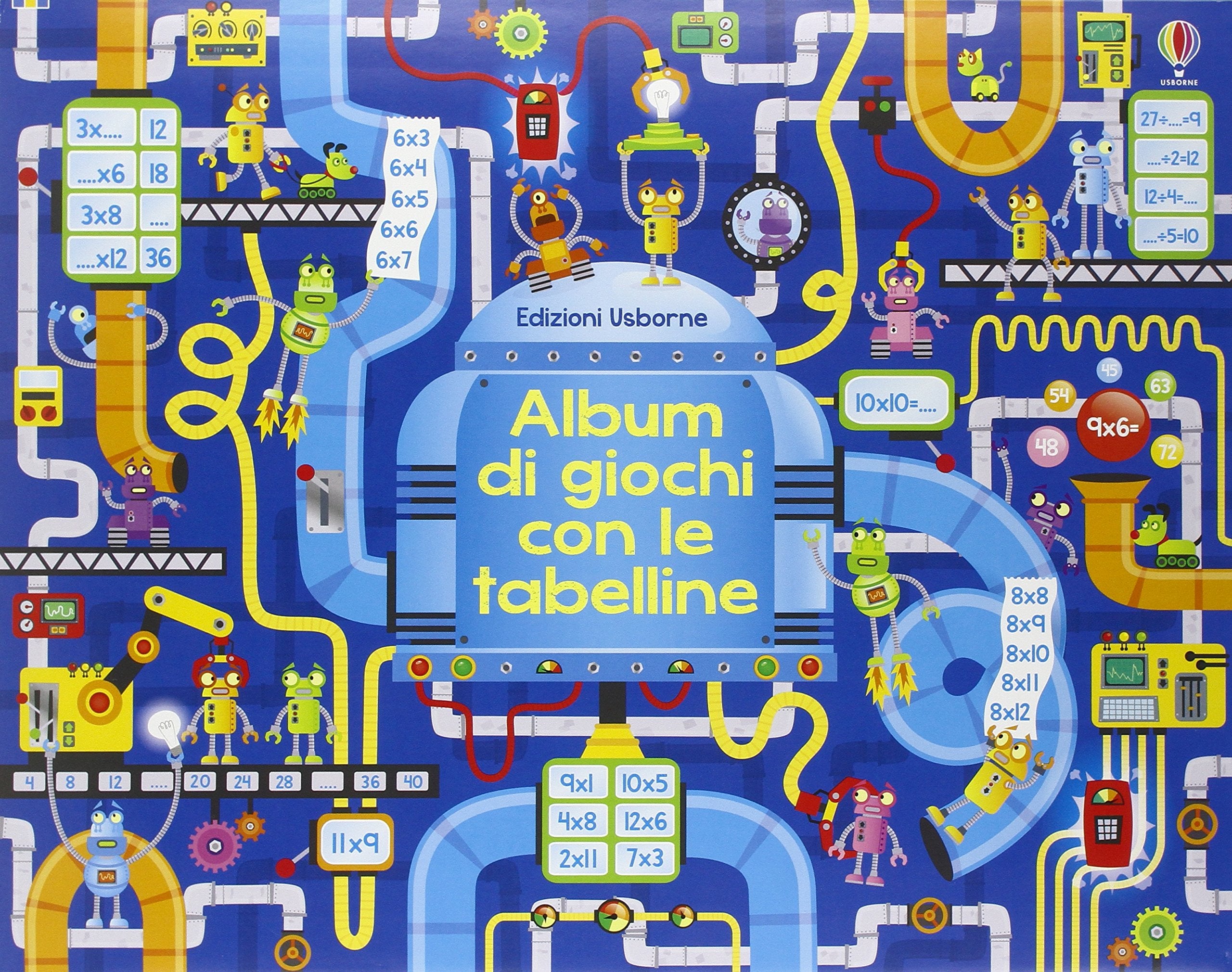 Album di giochi con le tabelline. Ediz. illustrata book