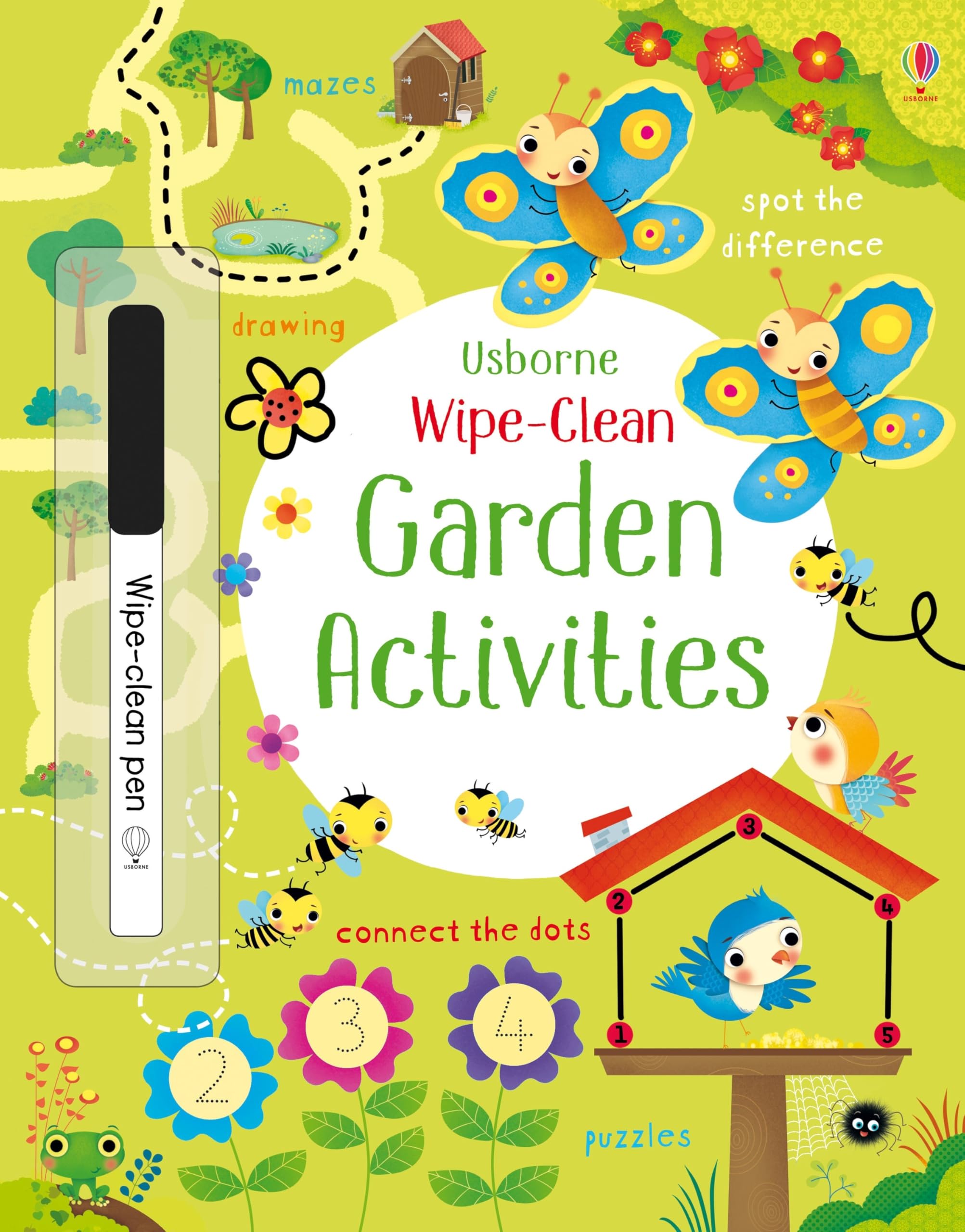 Wipe-Clean Garden Activities book