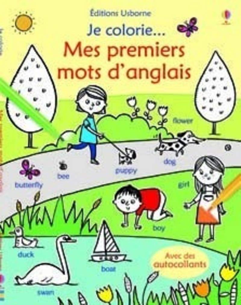 Je colorie... Mes premiers mots d'anglais book