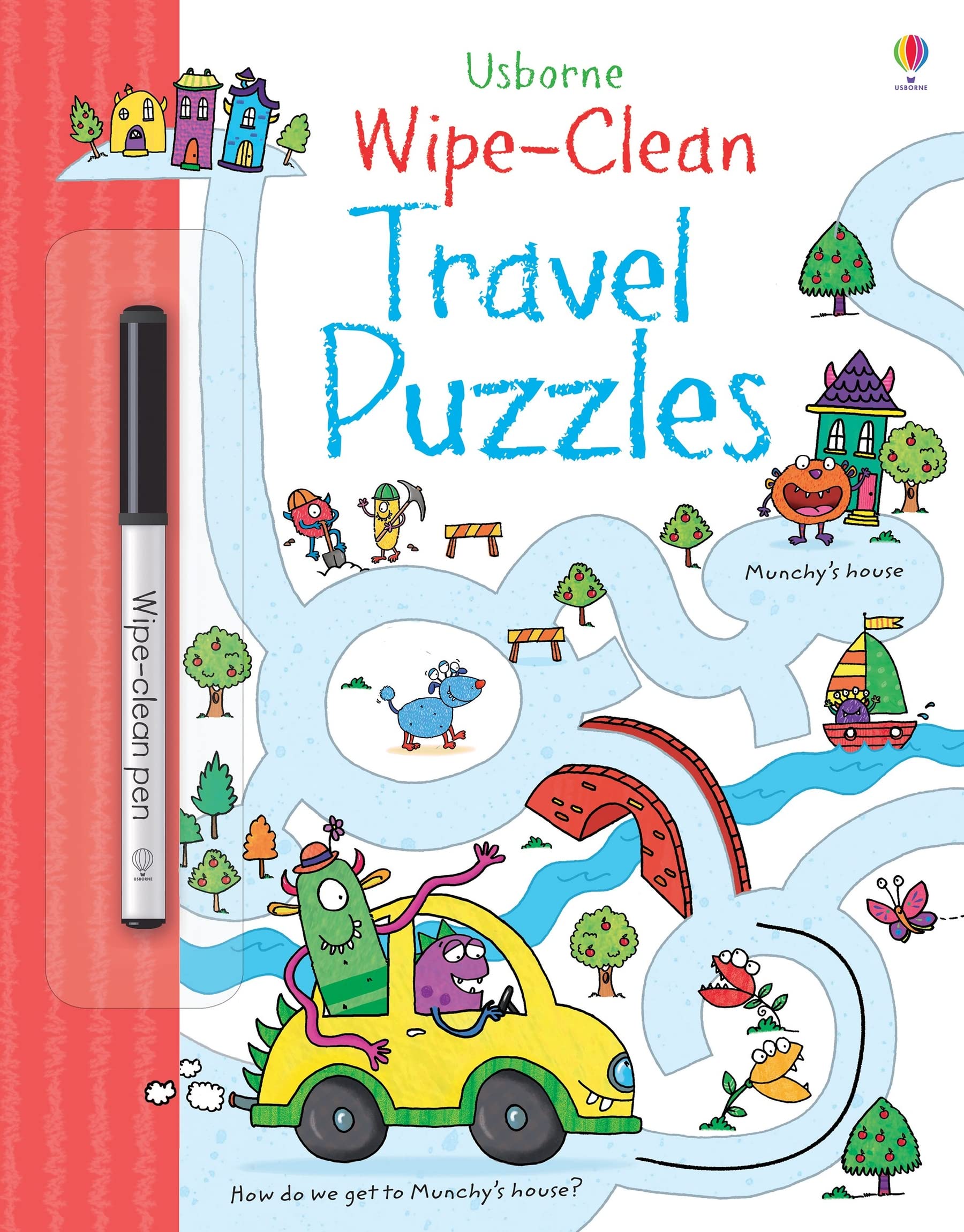 Wipe-clean Travel Puzzles (Wipe-clean Books): 1 book